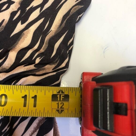 ASOS NWT Animal Print Mini Dress Size 6 - Picture 8 of 9